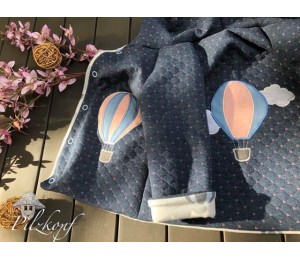 Stickserie - Ballon Liebe Fransenappli